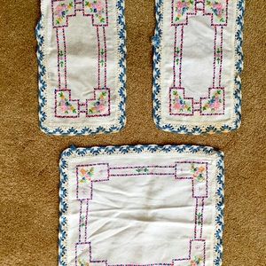 Antique Doilies set of 3